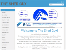 Tablet Screenshot of nyshedguy.com